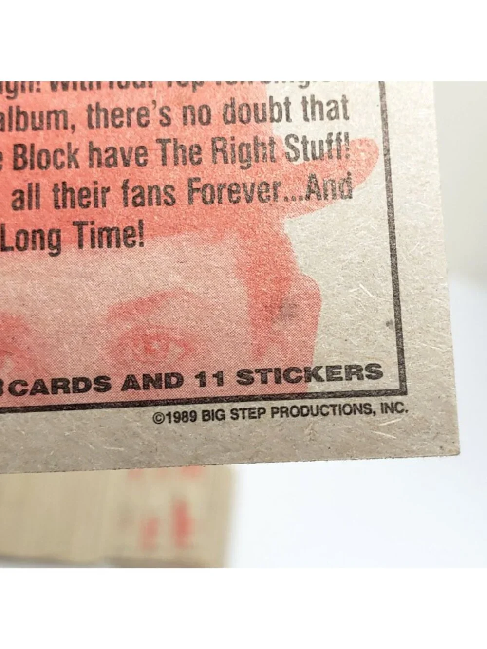 New Kids On The Block 1989 Trading Cards Lot - Big Step Productions - Picture 3 of 3